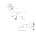 Part Location Diagram of 574355601 Weed Eater Kit- Upper Shaft